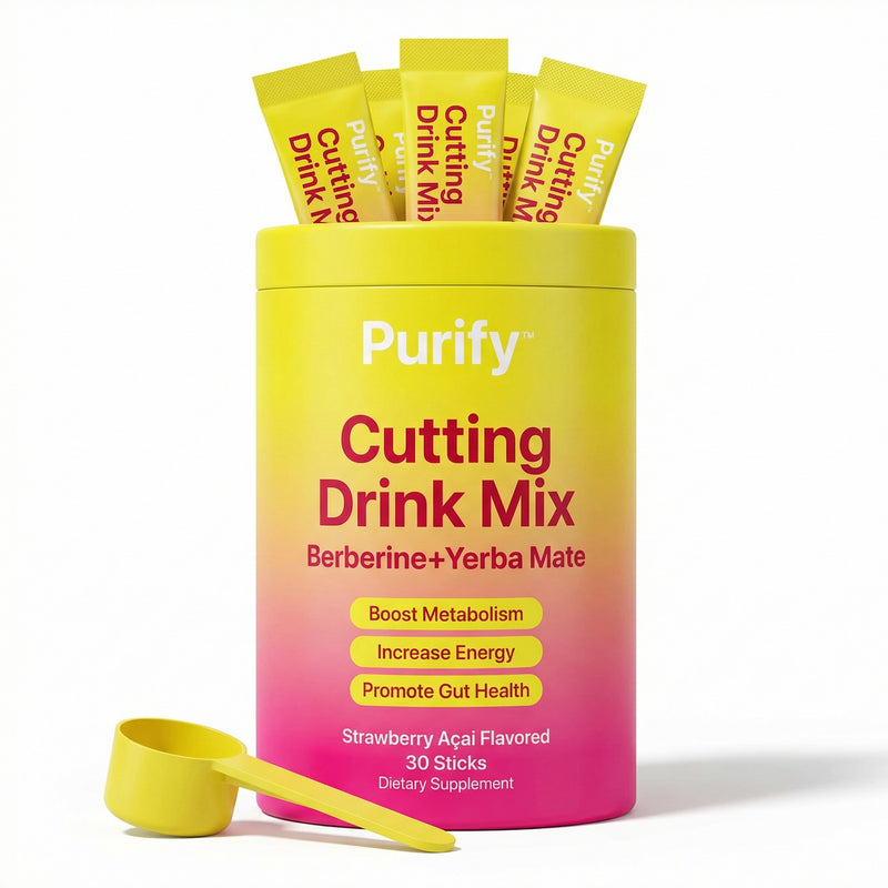 Purify Cutting Drink Mix — Strawberry · 30 servings per tub